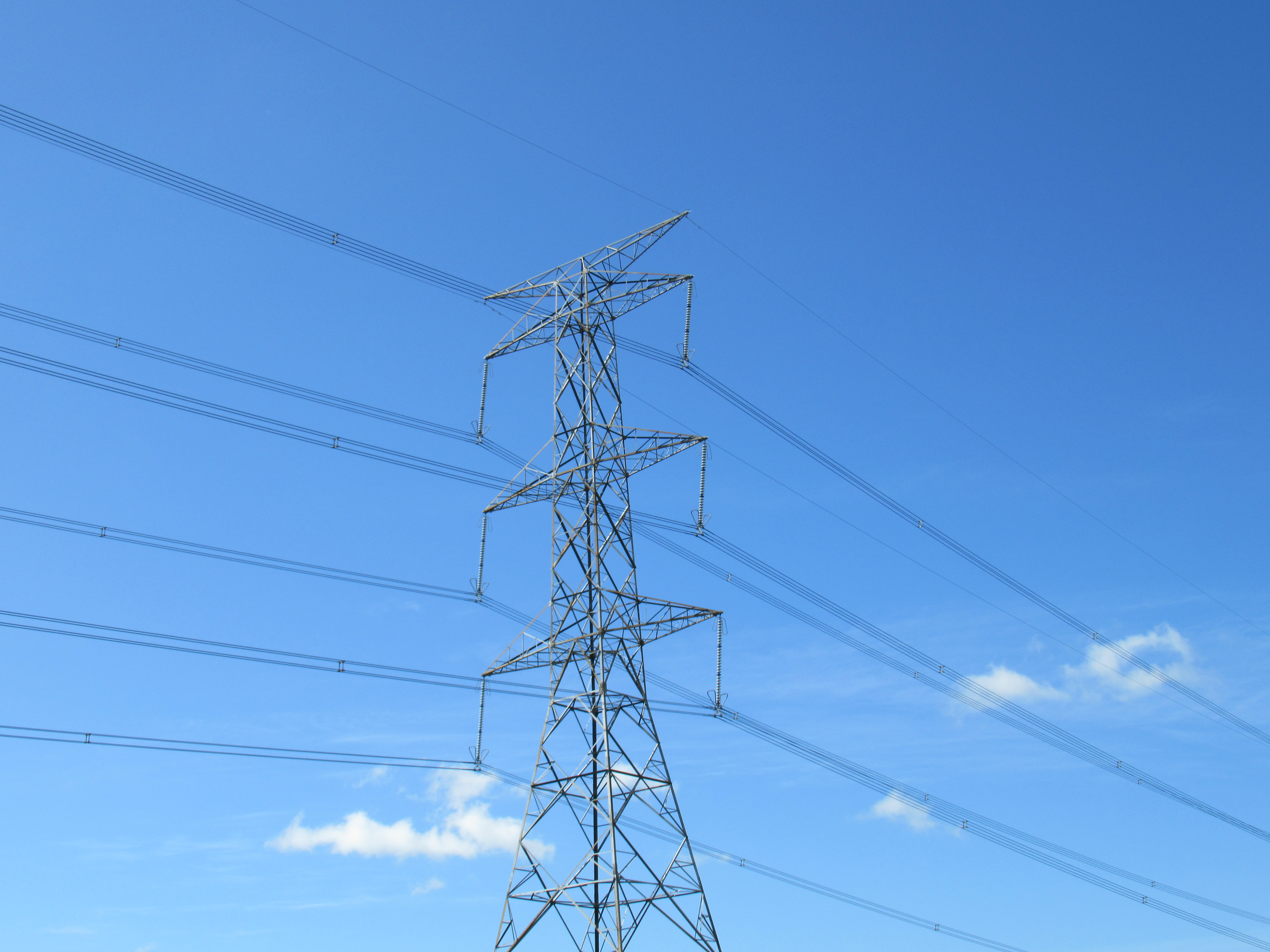 Electricity transmission pylons in San Miguel, Bulacan
